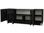 Hanah Home Veyron Negro y Oro